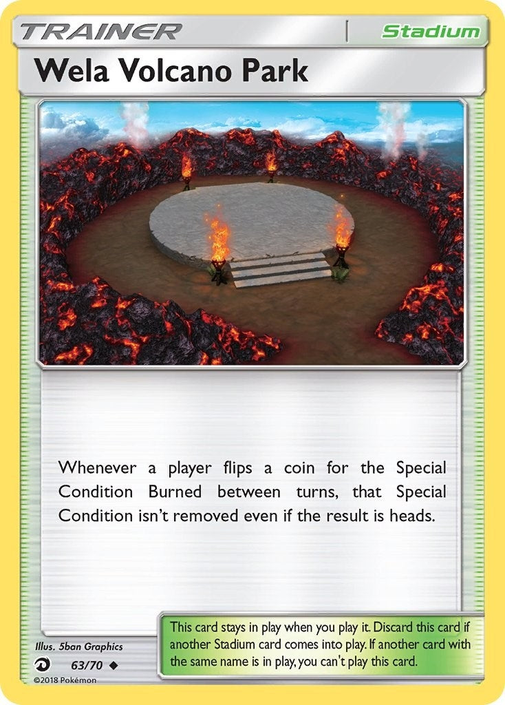 Image for Wela Volcano Park (63/70) [Dragon Majesty] - Pokemon