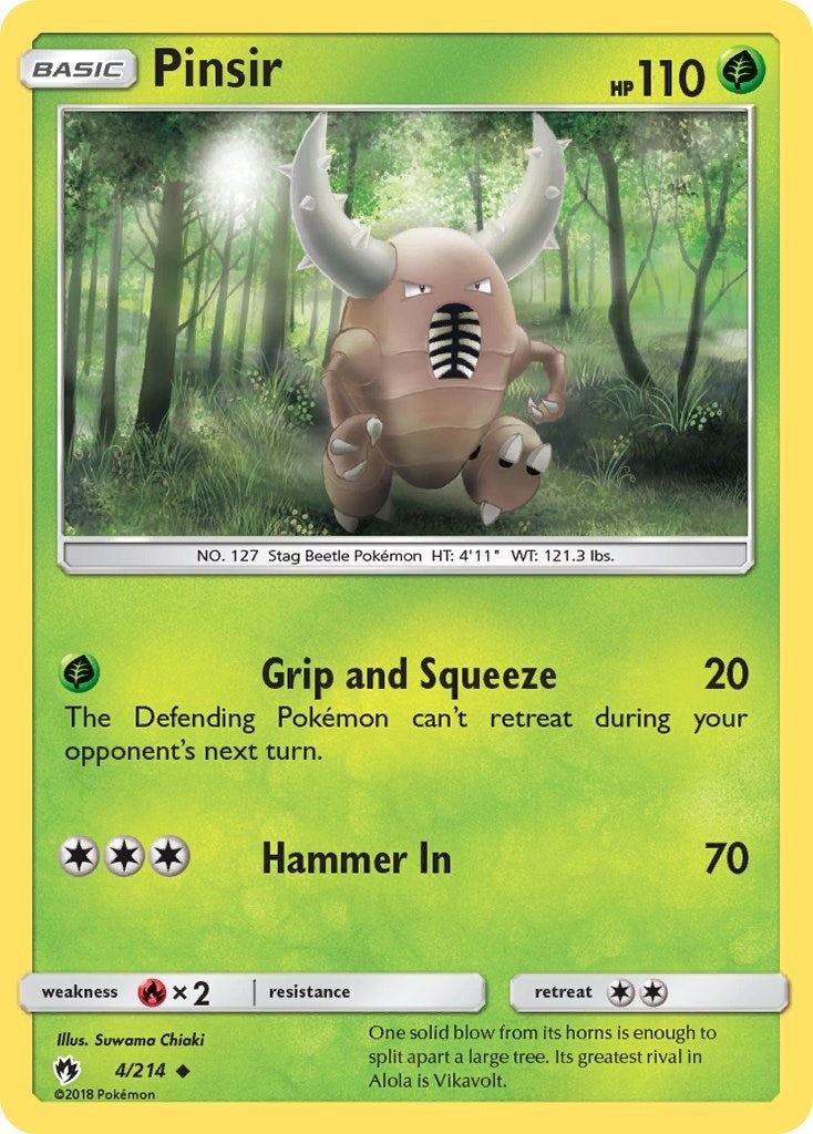 Image for Pinsir (4/214) [SM - Lost Thunder] - Pokemon