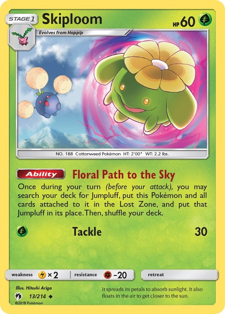 Image for Skiploom (13/214) [SM - Lost Thunder] - Pokemon