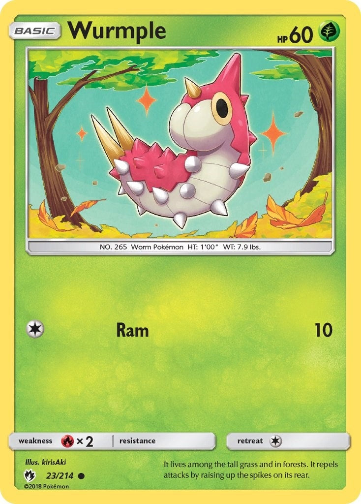 Image for Wurmple (23) (23/214) [SM - Lost Thunder] - Pokemon