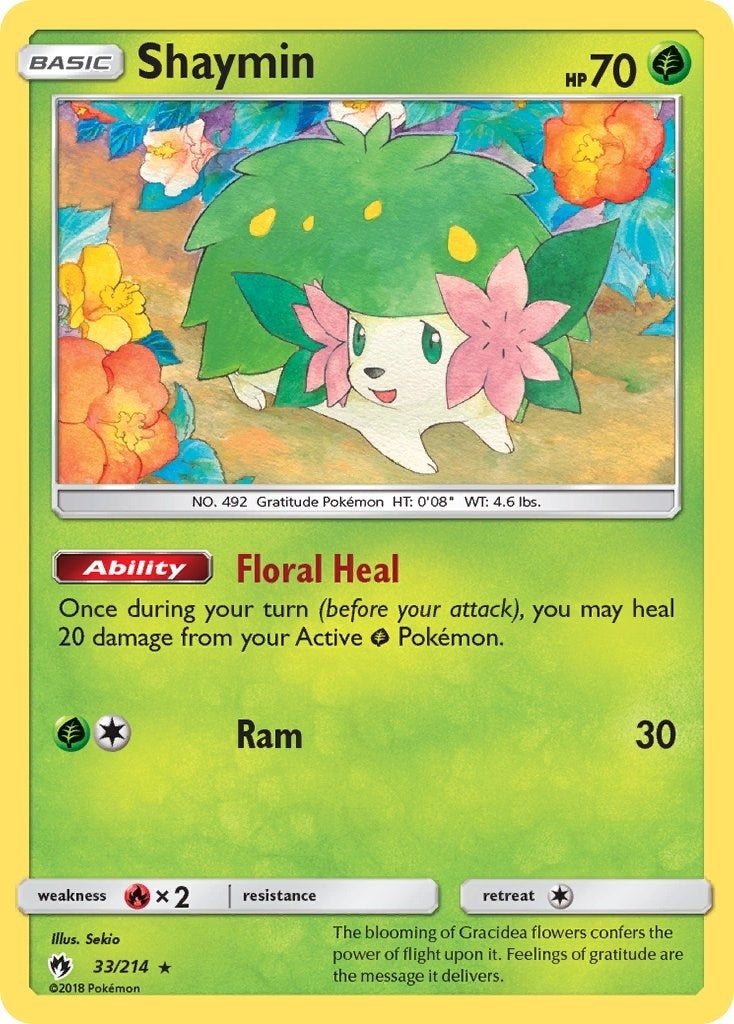 Image for Shaymin (33/214) [SM - Lost Thunder] - Pokemon