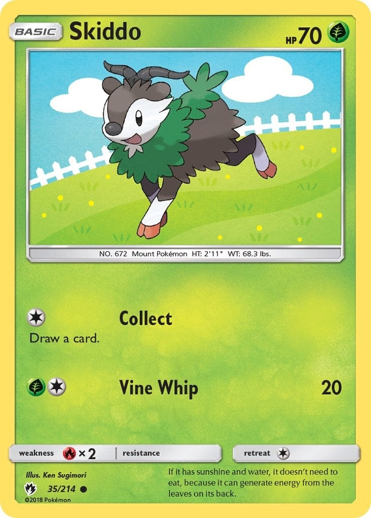 Image for Skiddo (35/214) [SM - Lost Thunder] - Pokemon
