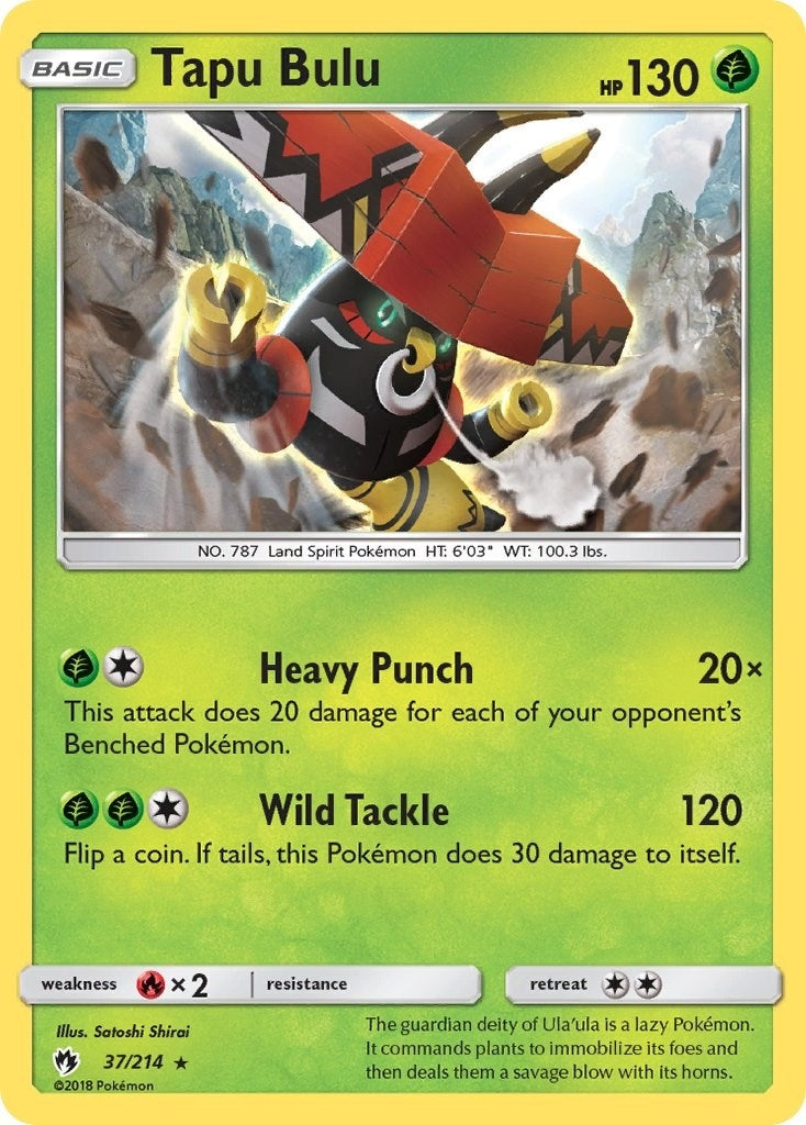 Image for Tapu Bulu (37/214) [SM - Lost Thunder] - Pokemon