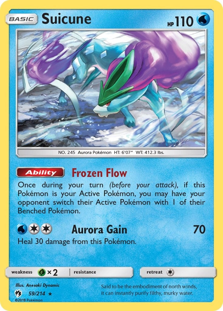 Image for Suicune (59/214) [SM - Lost Thunder] - Pokemon
