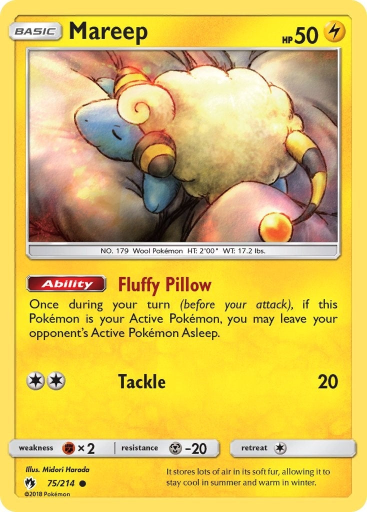 Image for Mareep (75) (75/214) [SM - Lost Thunder] - Pokemon
