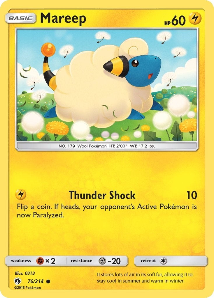 Image for Mareep (76) (76/214) [SM - Lost Thunder] - Pokemon