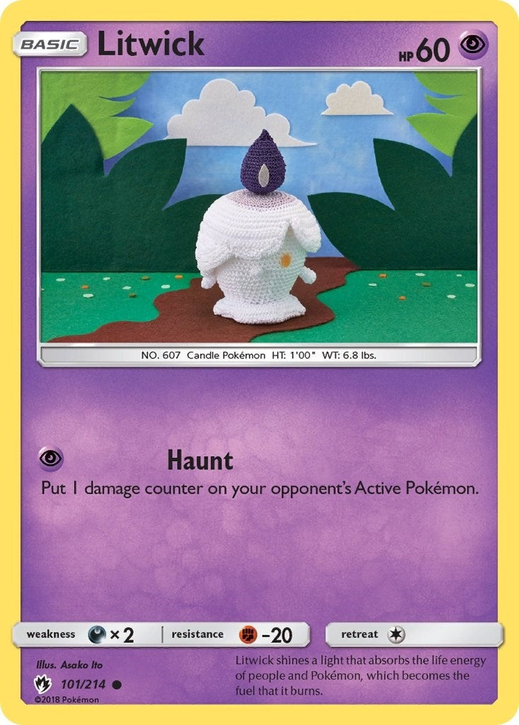 Image for Litwick (101/214) [SM - Lost Thunder] - Pokemon