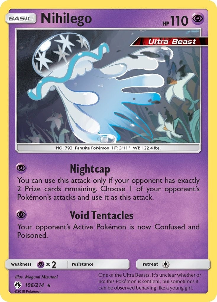 Image for Nihilego (106/214) [SM - Lost Thunder] - Pokemon
