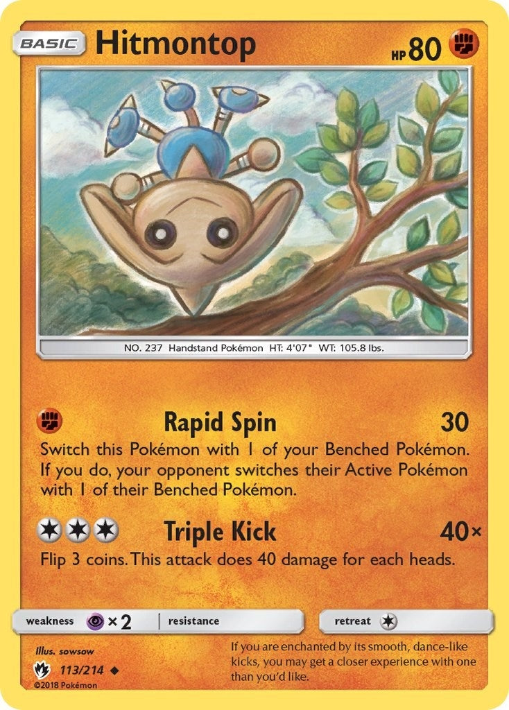 Image for Hitmontop (113/214) [SM - Lost Thunder] - Pokemon