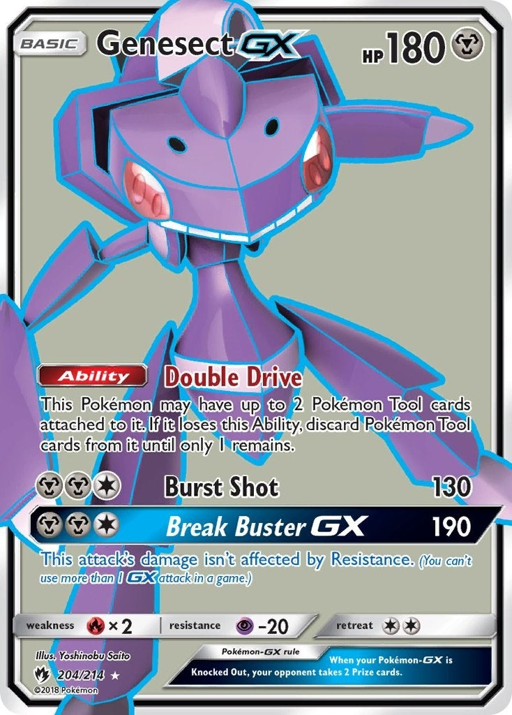 Image for Genesect GX (Full Art) (204/214) [SM - Lost Thunder] - Pokemon
