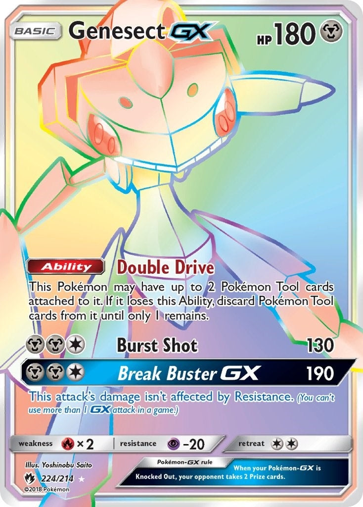 Image for Genesect GX (Secret) (224/214) [SM - Lost Thunder] - Pokemon
