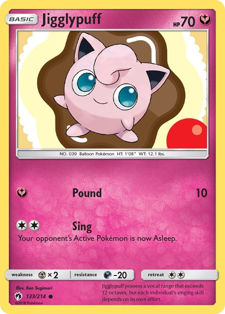 Image for Jigglypuff (133/214) [SM - Lost Thunder] - Pokemon