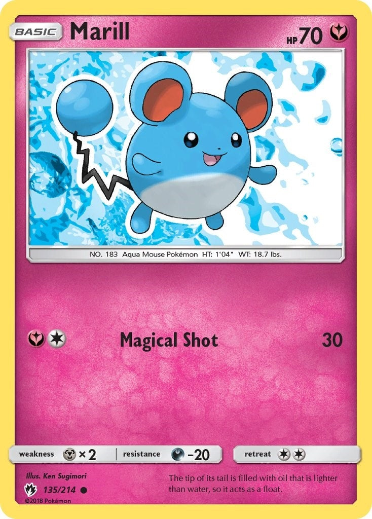 Image for Marill (135/214) [SM - Lost Thunder] - Pokemon