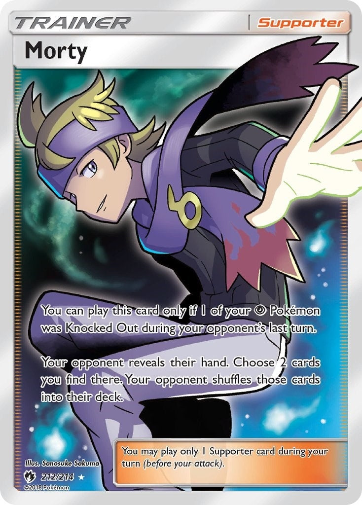 Image for Morty (Full Art) (212/214) [SM - Lost Thunder] - Pokemon