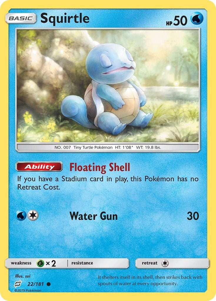 Image for Squirtle (22) (22/181) [SM - Team Up] - Pokemon