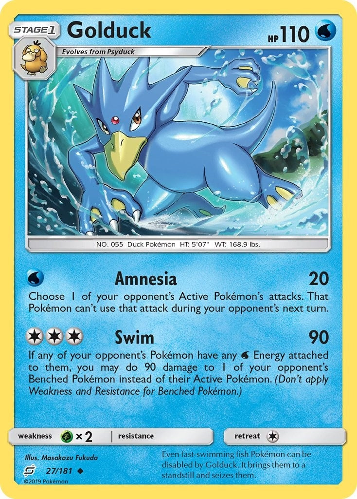 Image for Golduck (27/181) [SM - Team Up] - Pokemon