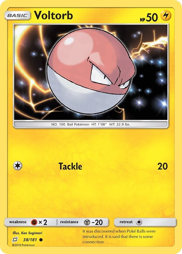 Image for Voltorb (38/181) [SM - Team Up] - Pokemon