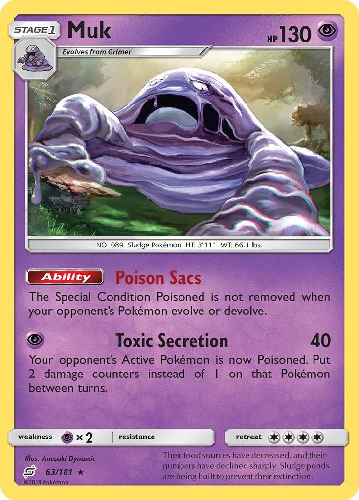 Image for Muk (63/181) [SM - Team Up] - Pokemon