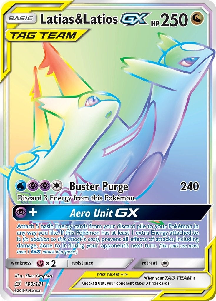Image for Latias & Latios GX (Secret) (190/181) [SM - Team Up] - Pokemon