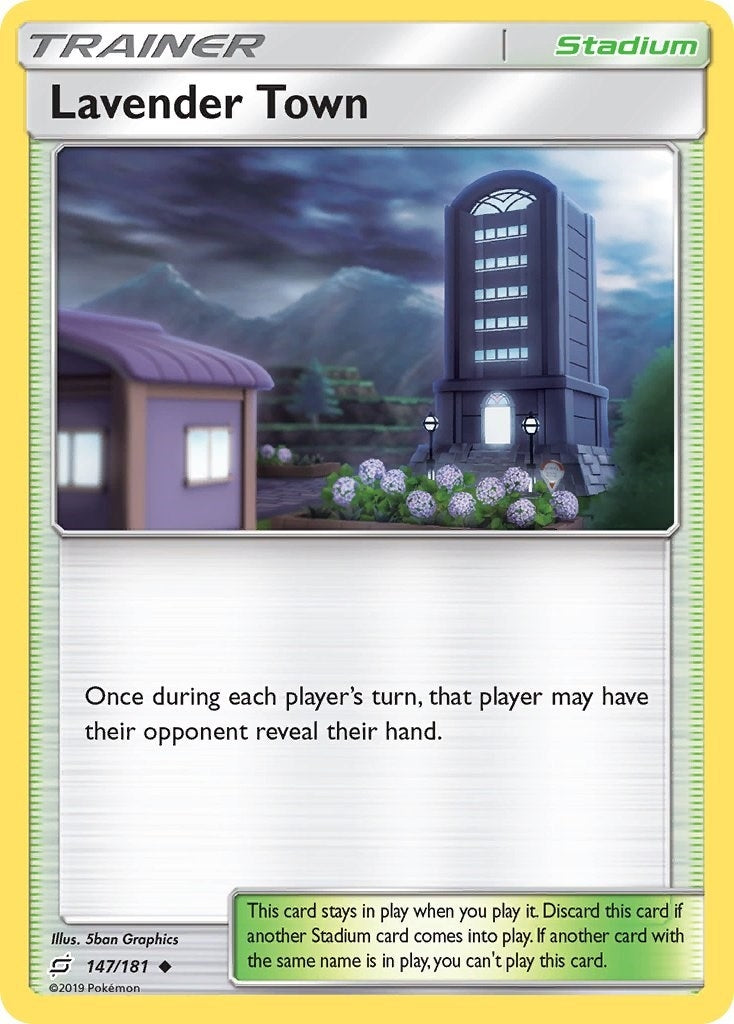 Image for Lavender Town (147/181) [SM - Team Up] - Pokemon