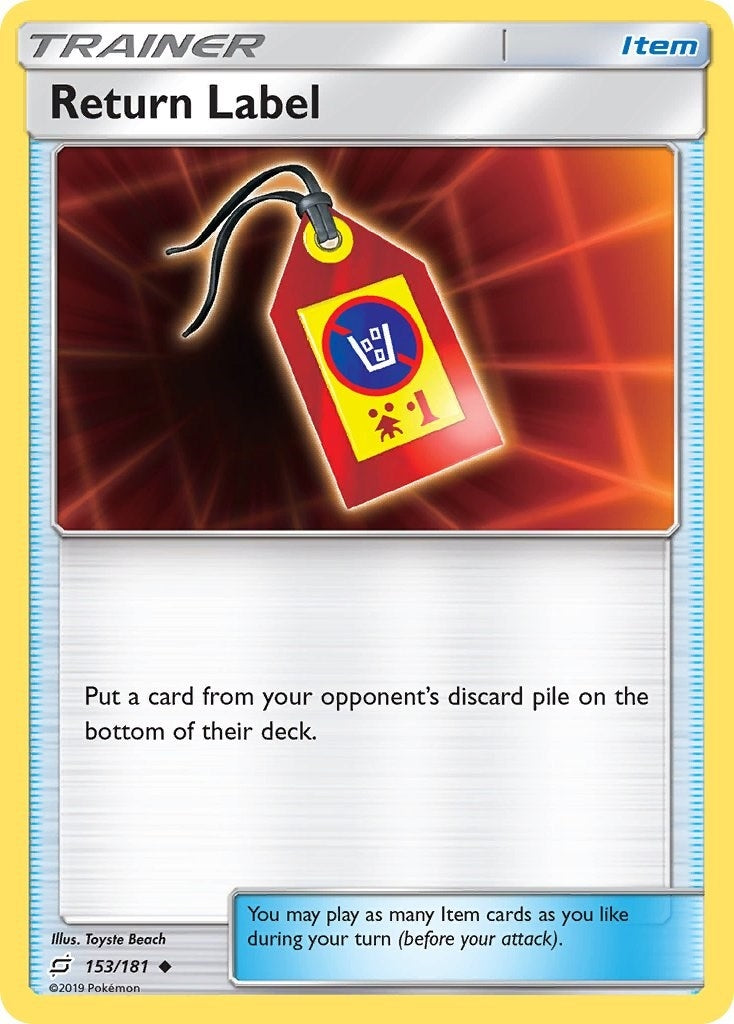Image for Return Label (153/181) [SM - Team Up] - Pokemon