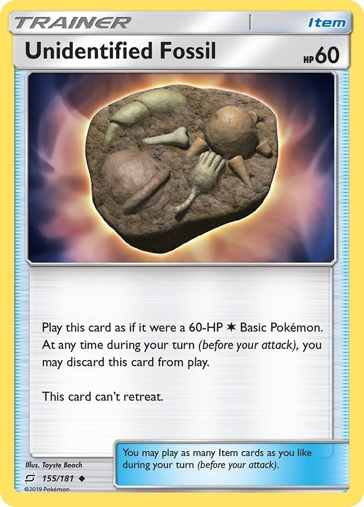 Image for Unidentified Fossil (155/181) [SM - Team Up] - Pokemon