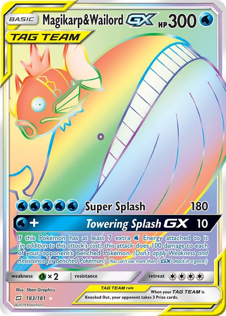 Image for Magikarp & Wailord GX (Secret) (183/181) [SM - Team Up] - Pokemon