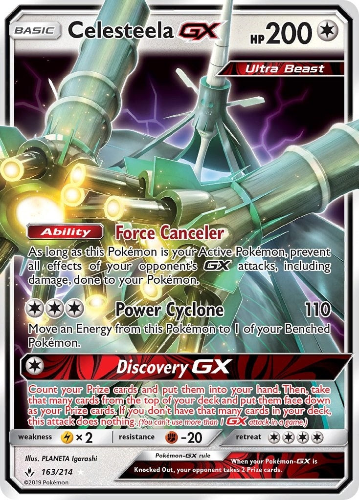 Image for Celesteela GX (163/214) [SM - Unbroken Bonds] - Pokemon