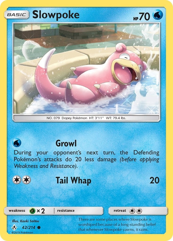 Image for Slowpoke (42/214) [SM - Unbroken Bonds] - Pokemon