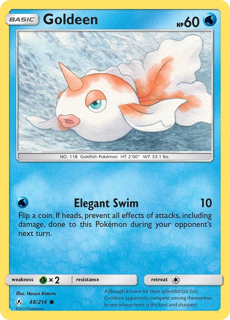 Image for Goldeen (48/214) [SM - Unbroken Bonds] - Pokemon