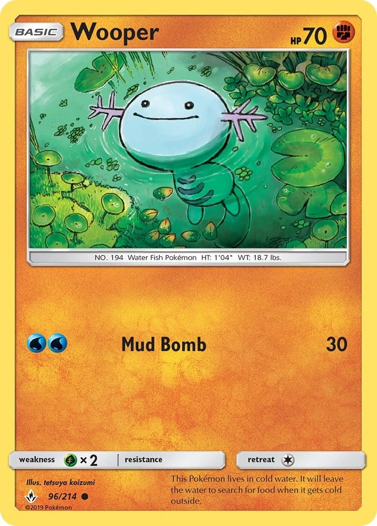 Image for Wooper (96/214) [SM - Unbroken Bonds] - Pokemon