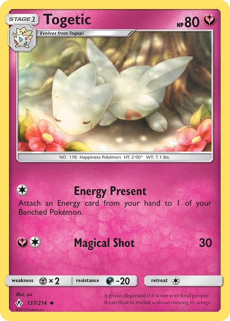 Image for Togetic (137/214) [SM - Unbroken Bonds] - Pokemon