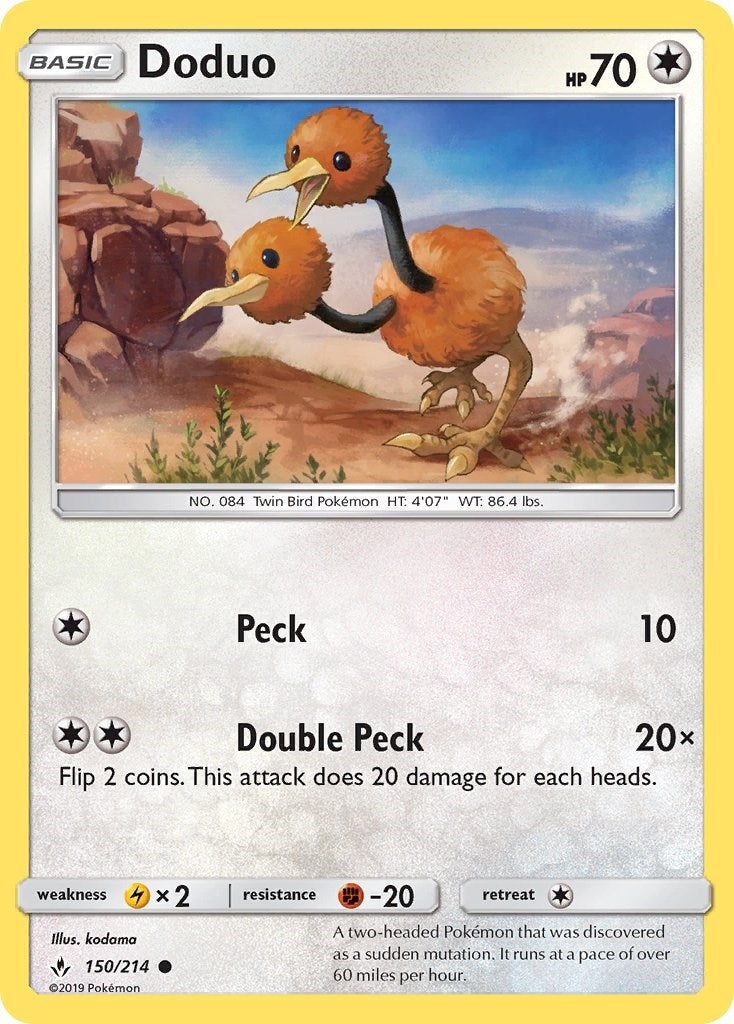 Image for Doduo (150/214) [SM - Unbroken Bonds] - Pokemon