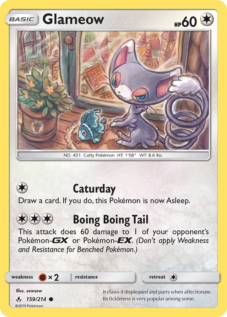 Image for Glameow (159/214) [SM - Unbroken Bonds] - Pokemon