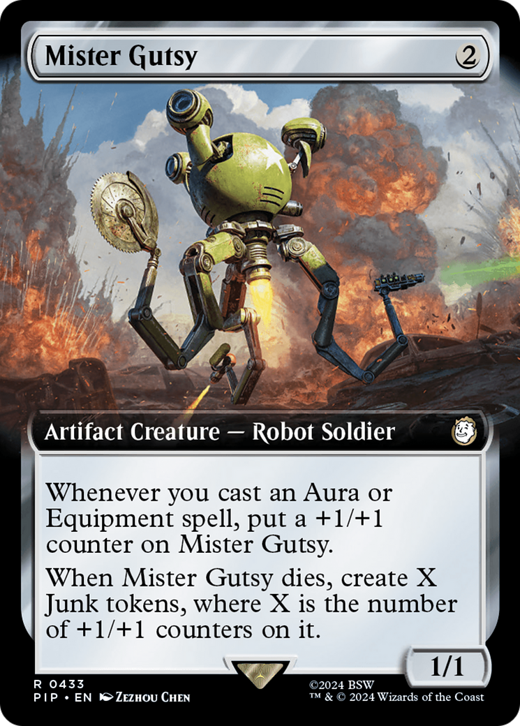 Mister Gutsy (Extended Art) (433) (Universes Beyond: Fallout)