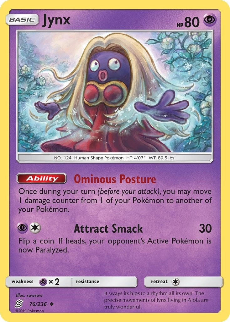 Image for Jynx (76/236) [SM - Unified Minds] - Pokemon