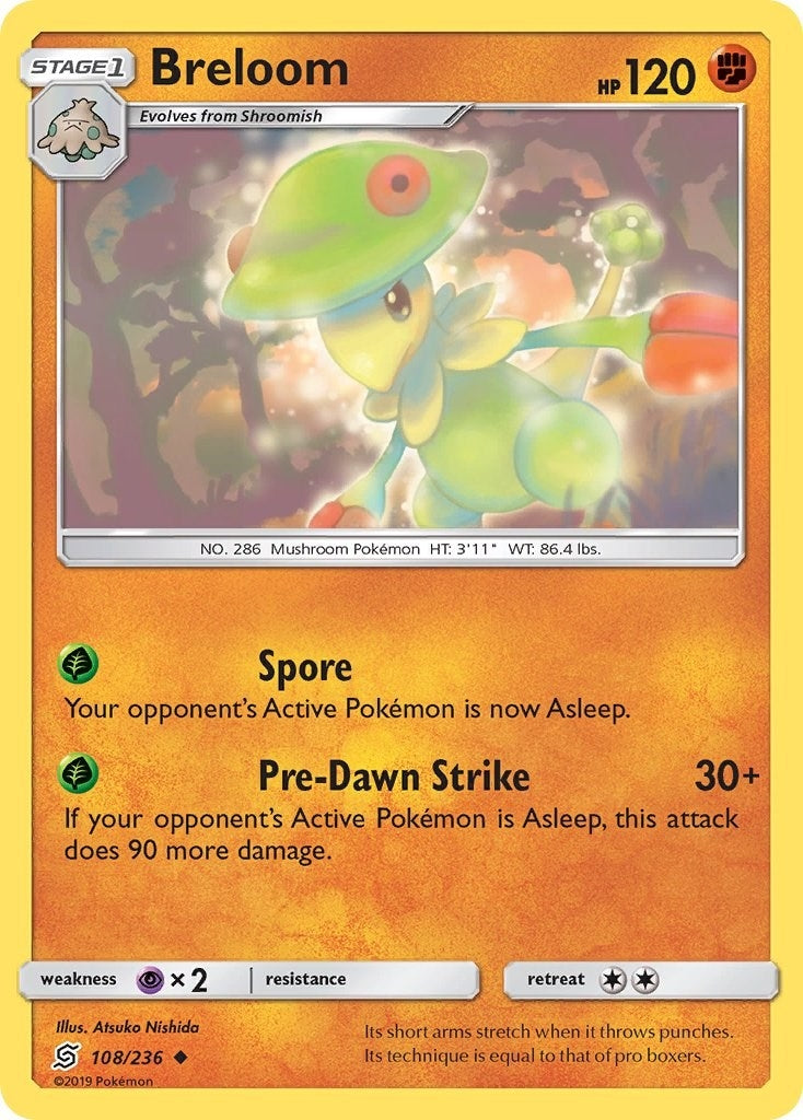 Image for Breloom (108/236) [SM - Unified Minds] - Pokemon