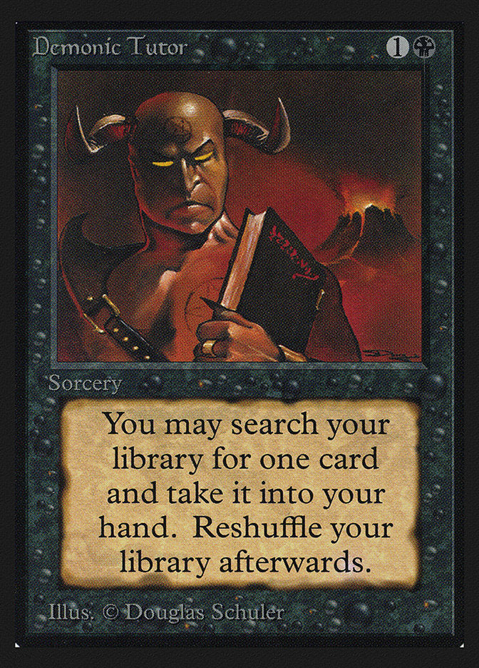 Demonic Tutor (CE) [Collector's Edition]