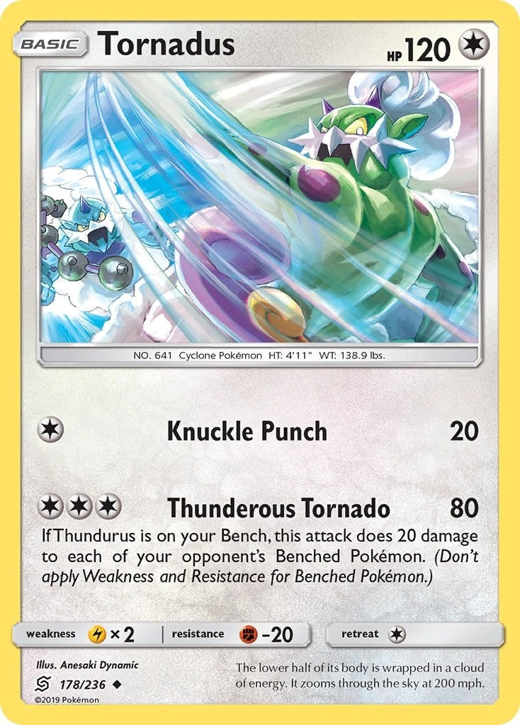 Image for Tornadus (178/236) [SM - Unified Minds] - Pokemon