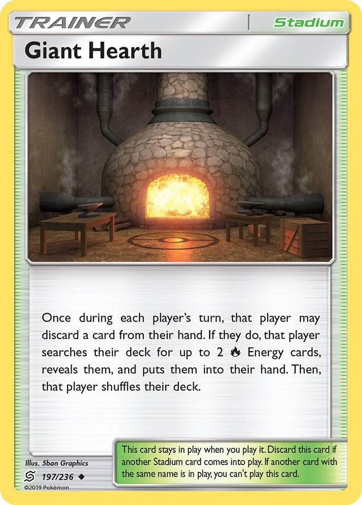 Image for Giant Hearth (197/236) [SM - Unified Minds] - Pokemon