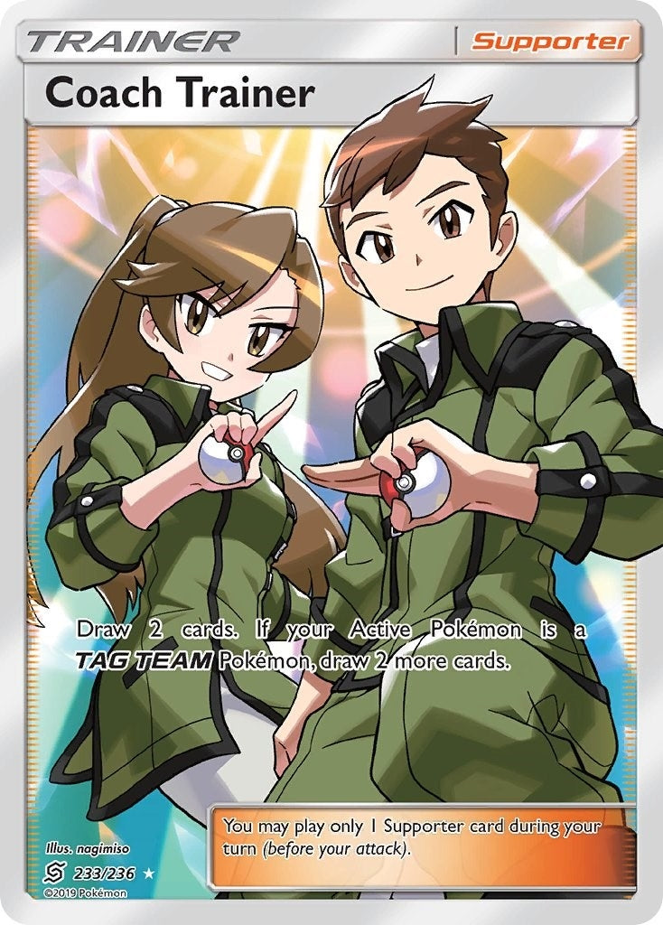 Image for Coach Trainer (Full Art) (233/236) [SM - Unified Minds] - Pokemon