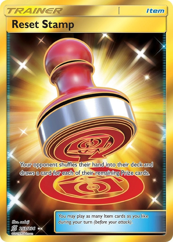 Image for Reset Stamp (Secret) (253/236) [SM - Unified Minds] - Pokemon