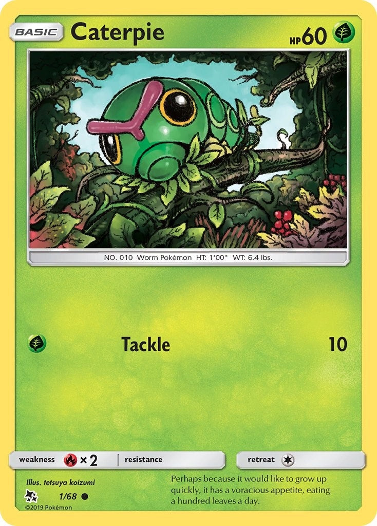 Image for Caterpie (1/68) [Hidden Fates] - Pokemon