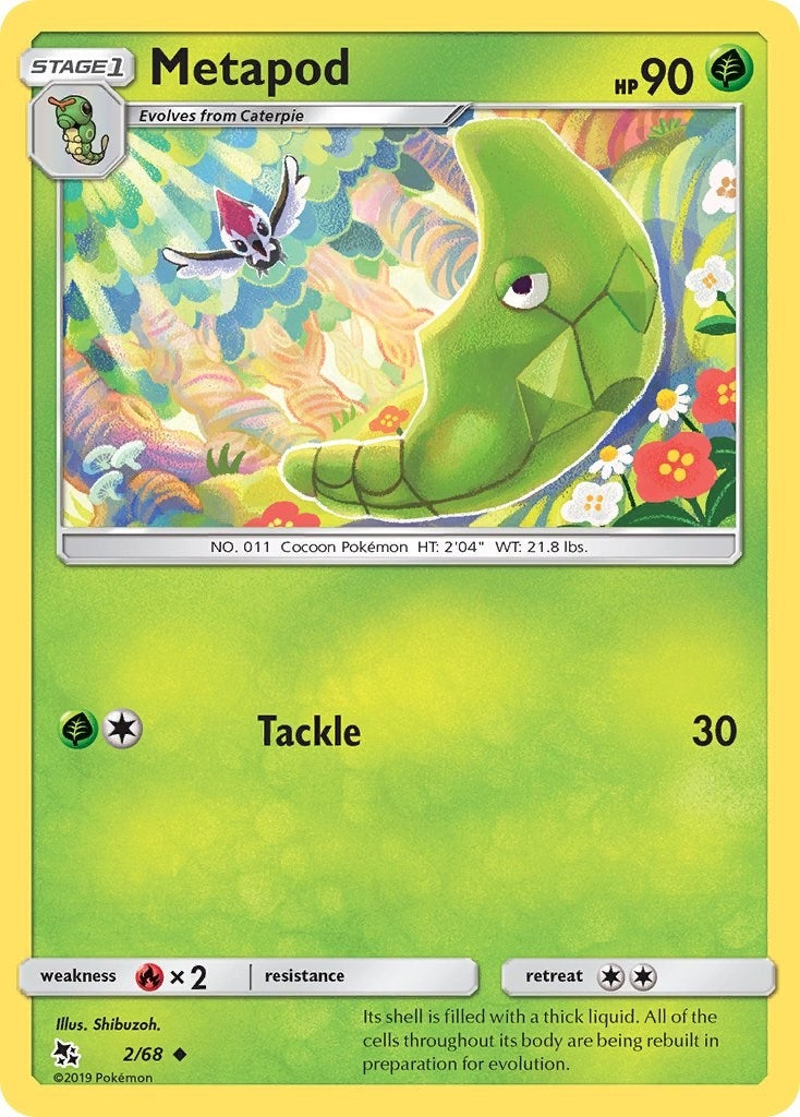 Image for Metapod (2/68) [Hidden Fates] - Pokemon