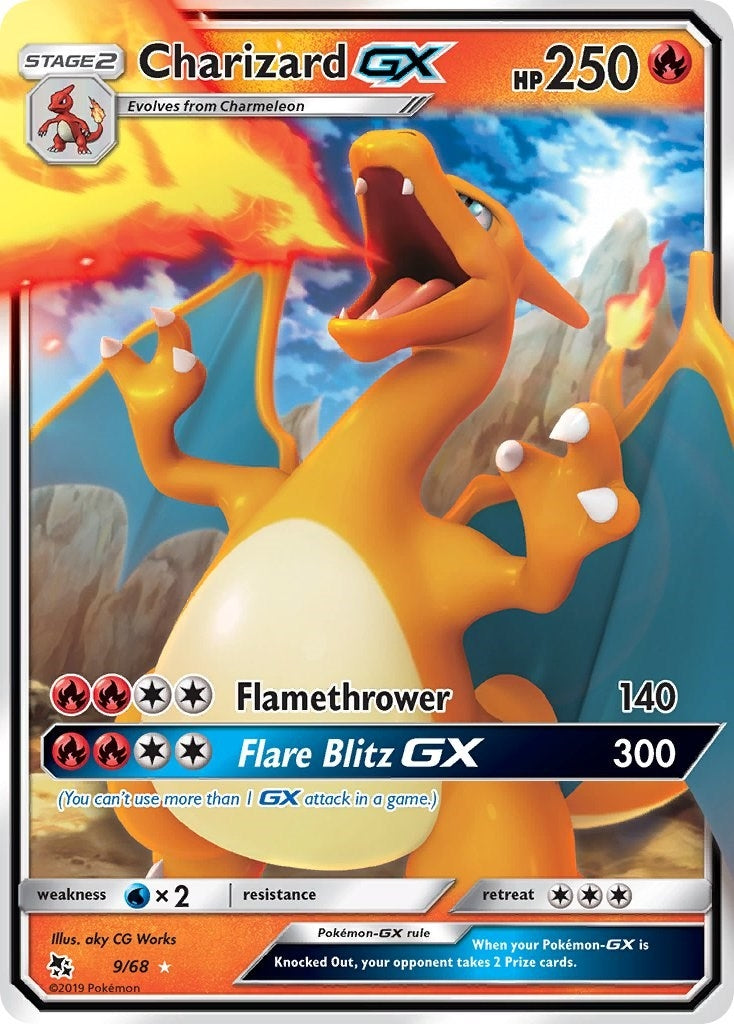 Image for Charizard GX (9/68) [Hidden Fates] - Pokemon