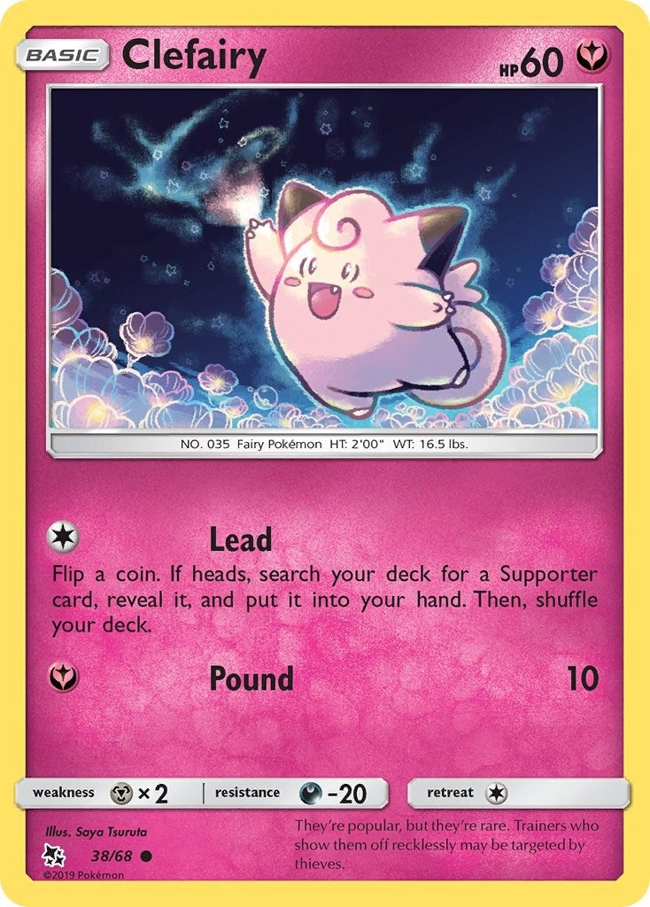 Image for Clefairy (38) (38/68) [Hidden Fates] - Pokemon