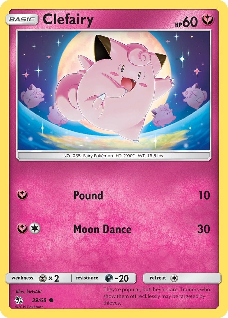 Image for Clefairy (39) (39/68) [Hidden Fates] - Pokemon