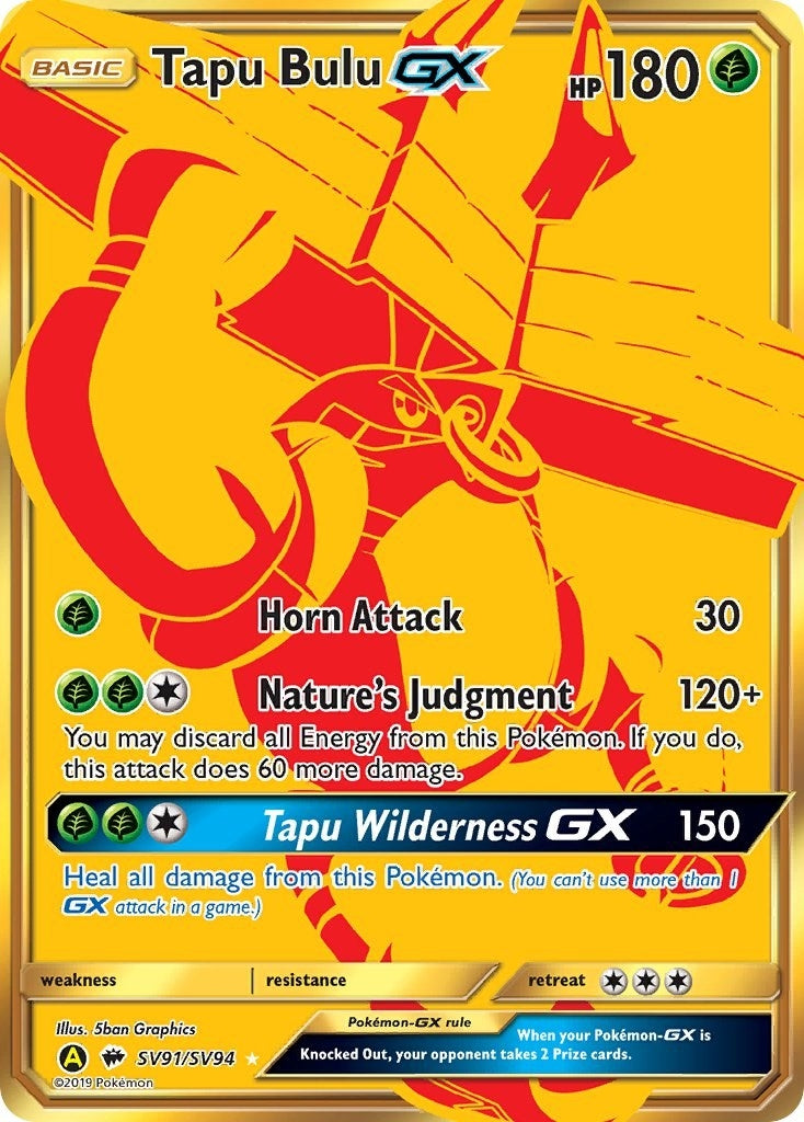 Image for Tapu Bulu GX (SV91/SV94) [Hidden Fates: Shiny Vault] - Pokemon