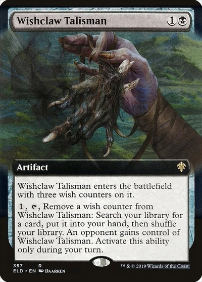 Wishclaw Talisman (Extended Art) [Throne of Eldraine] (Japanese)