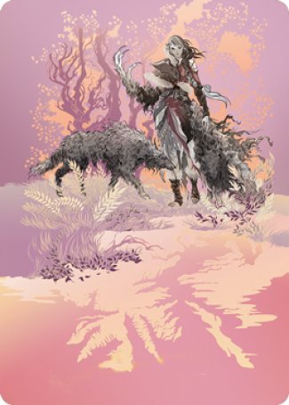 Arlinn, the Pack's Hope Art Card (03/81) (3) [Innistrad: Midnight Hunt]